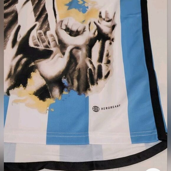 Adidas 2023 ARGENTINA AHAFIN WORLD CUP CHAMPIONS EDITION CONCEPT JERSEY MENS NWT - Picture 2 of 5